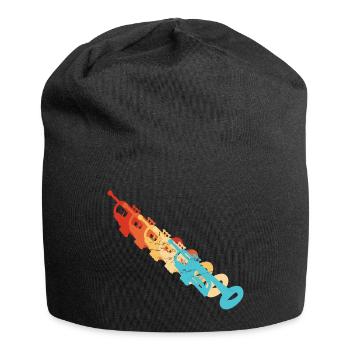 Trumpet Trumpet Player Trumpet Ladies Trumpeter - Jersey Beanie - black - Front