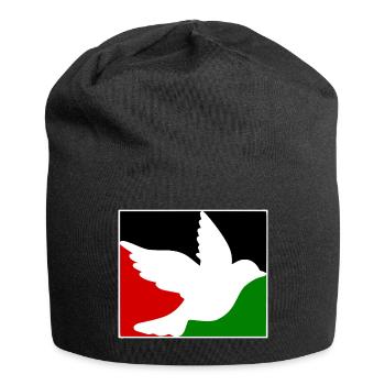 Free palestine - Jersey-Beanie - Schwarz - Vorne