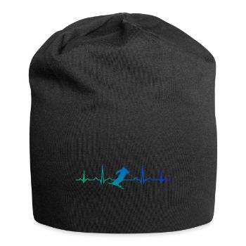 Damen Slopestyle Freestyle Ski Ski Freestyle - Jersey-Beanie - Schwarz - Vorne