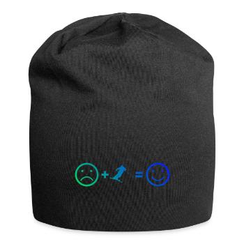 Herren Damen Freestyle Ski Ski Jumping Slopestyle - Jersey-Beanie - Schwarz - Vorne