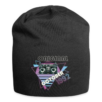 Vintage 1992 30 Cadeau Anniversaire Rétro Cassette - Bonnet en jersey - noir - Devant