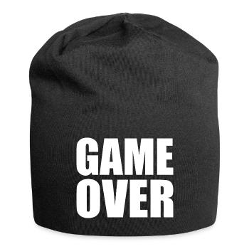 Game over - Bonnet en jersey - noir - Devant
