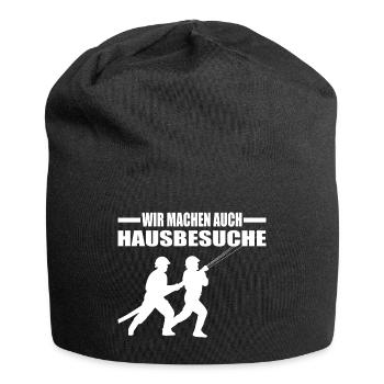 Feuerwehr - Jersey-Beanie - Schwarz - Vorne