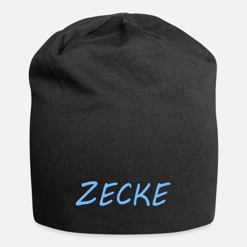 ZECKE - Jersey-Beanie - Schwarz