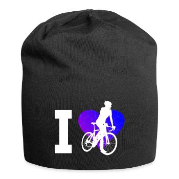 Vélo de route pour femmes Vélo de route Vélo de route Vélo de route - Bonnet en jersey - noir - Devant