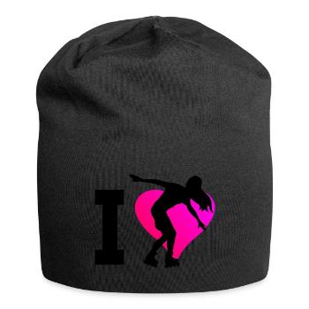 Roller Skating Roller Skates Roller Skating Rollerskat - Jersey Beanie - black - Front