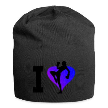 Kickboxing Women Kickboxer Kickboxing - Jersey Beanie - black - Front