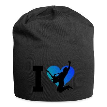 classical guitar electronic guitar Herren - Jersey-Beanie - Schwarz - Vorne