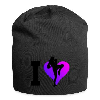 Thai Boxer Thai Boxing Women Thai Boxing Muay Thai - Jersey Beanie - black - Front
