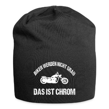 Motorrad - Jersey-Beanie - Schwarz - Vorne