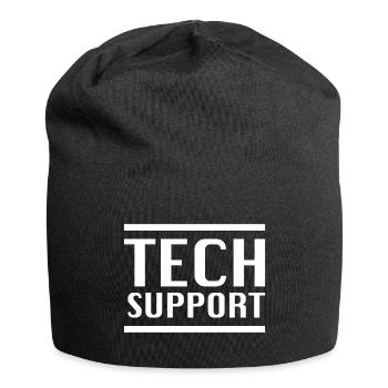 Tech Support - Jersey Beanie - black - Front