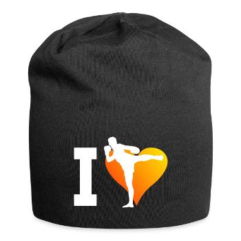 Muay Thai Thai Boxing Thai Boxer Thai Boxing Women - Jersey Beanie - black - Front