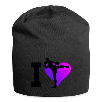Men's Thai Boxer Thai Boxing Thai Boxing Muay Thai - Jersey Beanie - black - Front