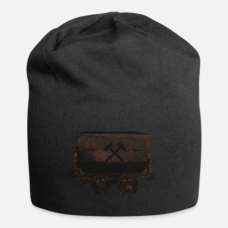 Lore Bergbau Bergmann - Jersey-Beanie - Schwarz