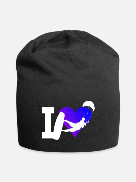Kitesurf Femmes Kitesurf Kitesurf Kitesurf Kite - Bonnet en jersey - noir