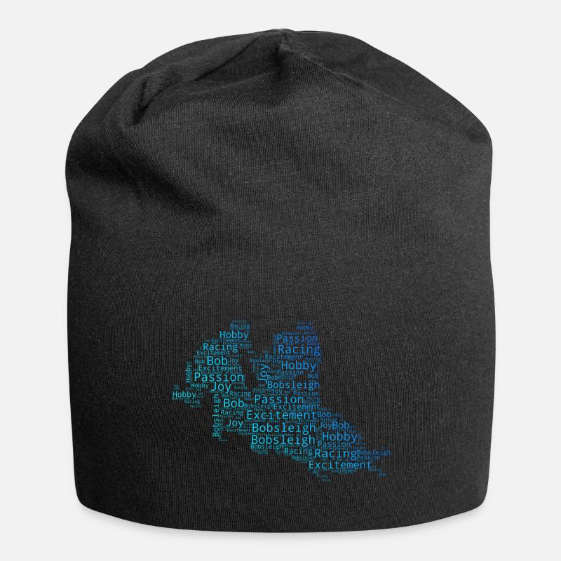 Men's Two-man Bobsleigh Women's Bobsleigh Bobsleigh - Jersey Beanie - black