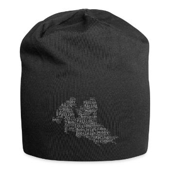 Zweierbob Bob fahren Herren Bobsport Bob Bobbahn - Jersey-Beanie - Schwarz - Vorne