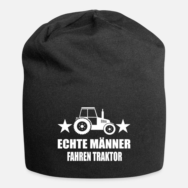 Traktor - Jersey-Beanie - Schwarz