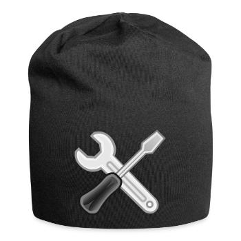 Handwerker - Jersey-Beanie - Schwarz - Vorne