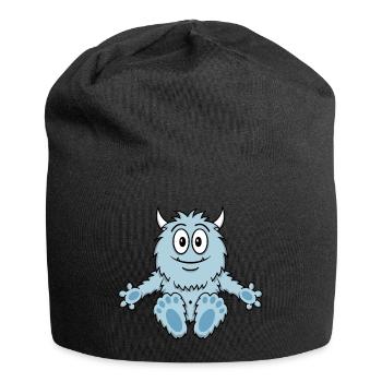 Câlin monstre - Bonnet en jersey - noir - Devant