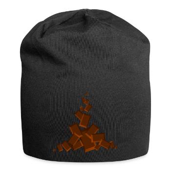 Chocolat chocolat sucre doux - Bonnet en jersey - noir - Devant