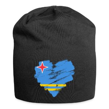 Aruba - Jersey-Beanie - Schwarz - Vorne