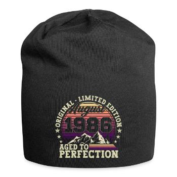 Original Août 1986 36th Birthday Fun Gift - Bonnet en jersey - noir - Devant