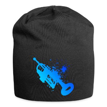 Trompeter Trumpet Player Trompete Trompeten Spiele - Jersey-Beanie - Schwarz - Vorne