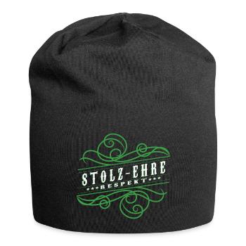 Stolz,Ehre,Respekt, - Jersey-Beanie - Schwarz - Vorne