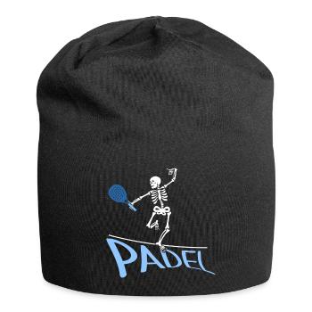 padel padeltennis paddel padle padelfreak - Jersey-Beanie - Schwarz - Vorne