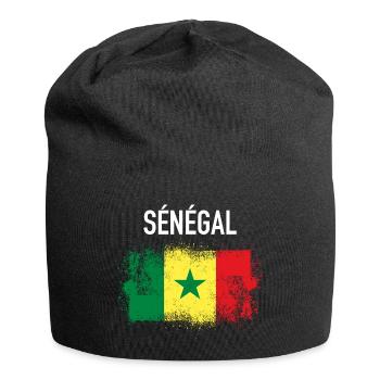 Senegal - Jersey-Beanie - Schwarz - Vorne