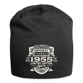 Original novembre 1955 67e anniversaire cadeau - Bonnet en jersey - noir - Devant