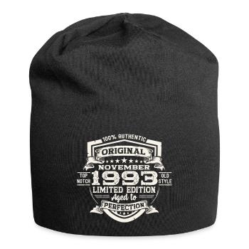 Original November 1993 29th Birthday Gift - Jersey Beanie - black - Front