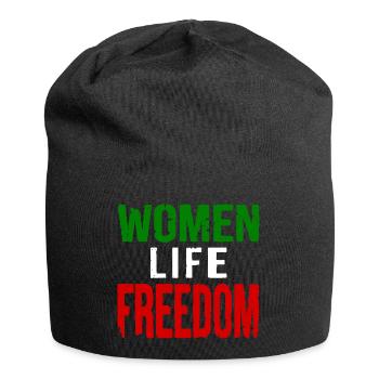 Women life freedom iran - Jersey Beanie - black - Front