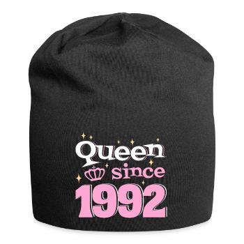 Queen since 1992 Woman 30 years anniversary - Jersey Beanie - black - Front