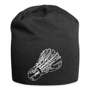Croquis de badminton - Bonnet en jersey - noir - Devant