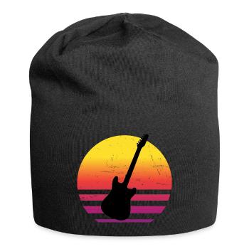Guitare Ladies Guitare acoustique - Bonnet en jersey - noir - Devant