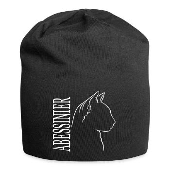 Profil Abyssin Chats Chat Wilsigns - Bonnet en jersey - noir - Devant