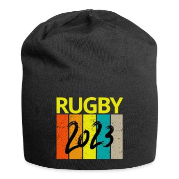 Rugby, Rugby-Sport, Rugby-Fan, Rugby 2023 - Jersey-Beanie - Schwarz - Vorne