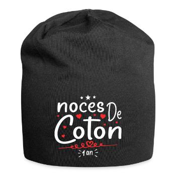 noces de coton - Bonnet en jersey - noir - Devant
