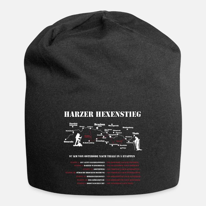 Harzer Hexenstieg Wandergruppen - 5 Etappe - Jersey-Beanie - Schwarz