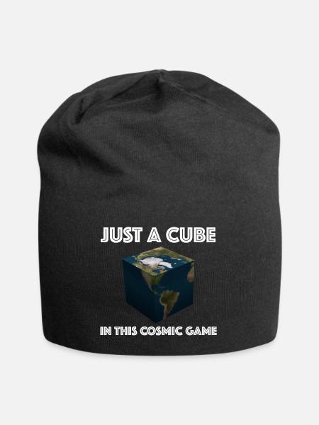 Nur ein Würfel in diesem kosmischen Spiel - Jersey-Beanie - Schwarz