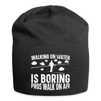 Indoor Slacklining Accessories Slackline Board - Jersey Beanie - black - Front