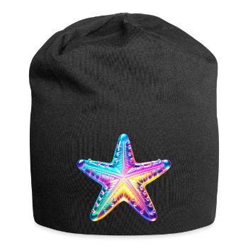 Étoile de mer - Bonnet en jersey - noir - Devant