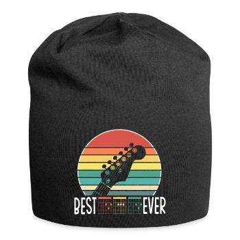 Beste Gitarre DAD aller Zeiten Musik Akkorde Vater Musiker - Jersey-Beanie - Schwarz - Vorne