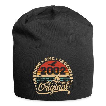 Original 2002 Cadeau Anniversaire 2002 Rétro 2002 - Bonnet en jersey - noir - Devant