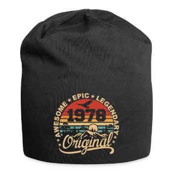 Original 1978 Birthday Gift 1978 Retro 1978 - Jersey Beanie - black - Front