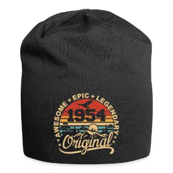 Original 1954 Birthday Gift 1954 Retro 1954 - Jersey Beanie - black - Front
