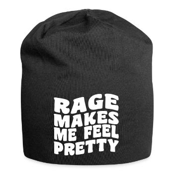 Rage Makes Me Feel Pretty, Humor Saying, Sarcastic - Bonnet en jersey - noir - Devant