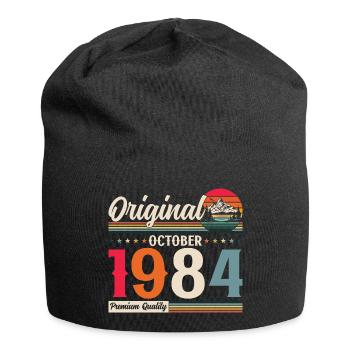 40th Birthday Original October 1984 Volume 84 - Jersey Beanie - black - Front